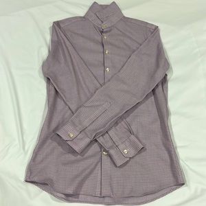 Charles Tyrwhitt; Super Slim Fit; 15/34in; Pink/Blue